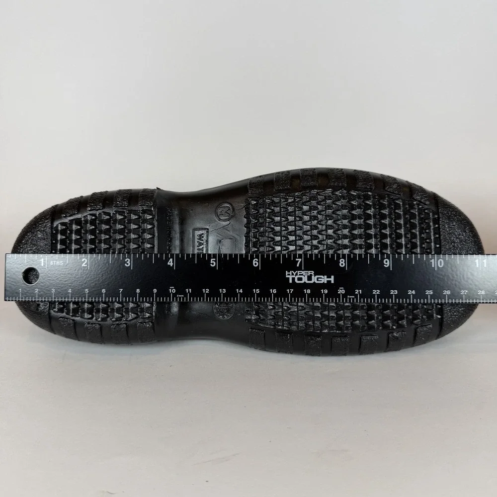 Onguard 86010 Black 4 inch Waterproof PVC Overshoe Cleated Sole Mens Medium NEW